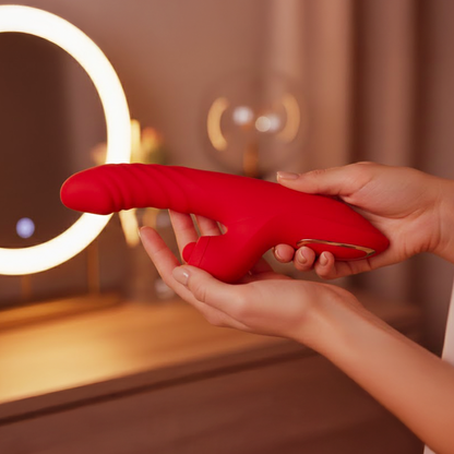 Rabbit Thrusting G-Spot Vibrator with Clitoral Stimulator